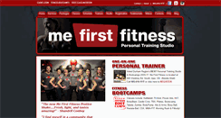 Desktop Screenshot of mefirstfitness.com