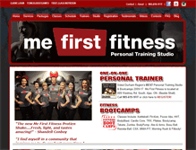 Tablet Screenshot of mefirstfitness.com